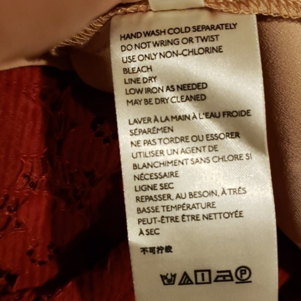 NWT, Red Dress Laced Free People deep Vneck mini - Picture 10 of 12